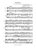 Andantino для трио Скрипка, Флейта и Фортепиано